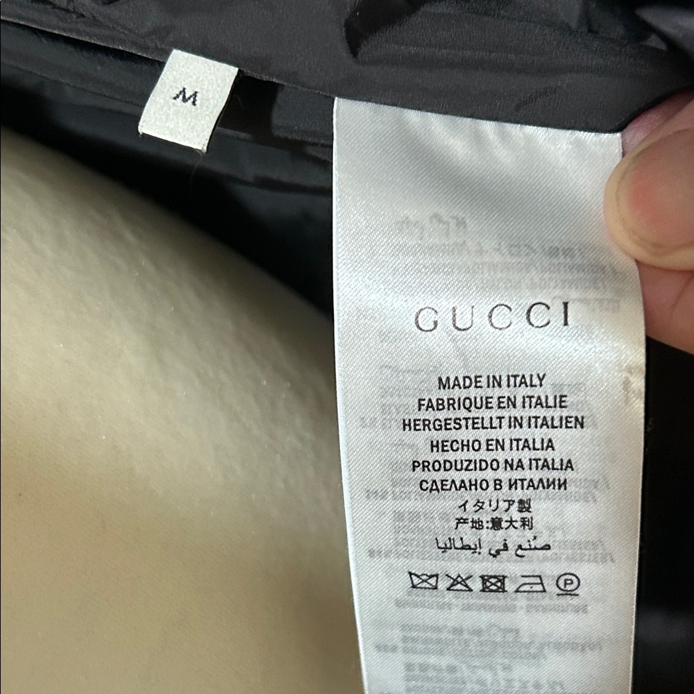Gucci Black and Cream Bomber Technical Jacket - Picture 14 of 16